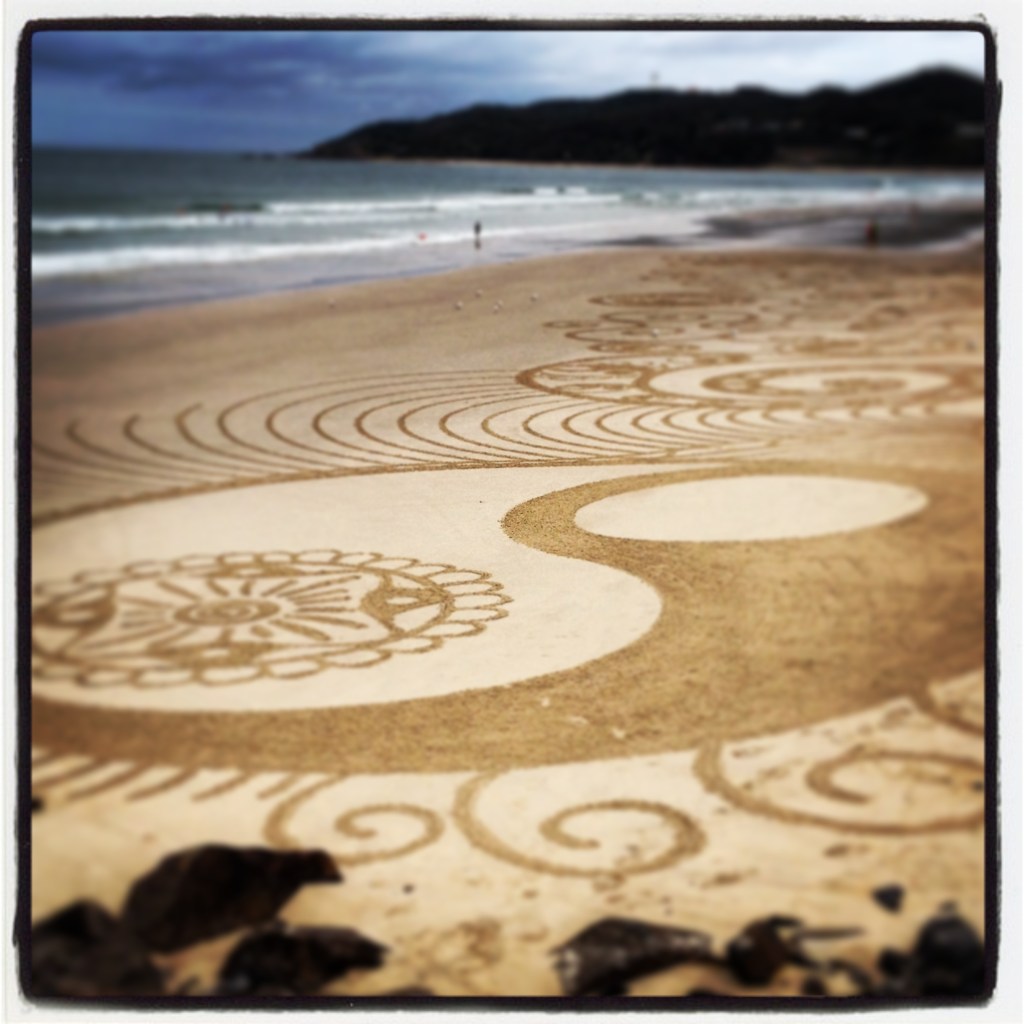 Byron Bay mainbeach mandala